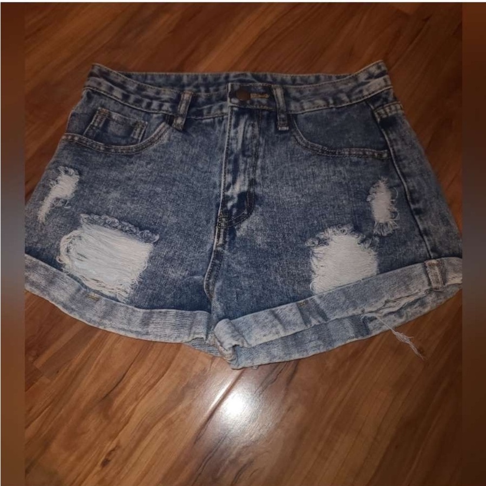 Shein jean shorts